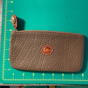 Dooney & Bourke Pebbled Leather Zip Pouch